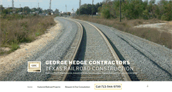 Desktop Screenshot of georgehedgecontractors.com