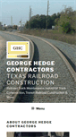 Mobile Screenshot of georgehedgecontractors.com